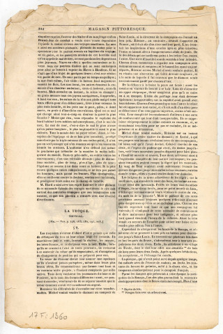 La traversée du Havre à Honfleur. Par Biard François-Auguste et Girardet Karl
