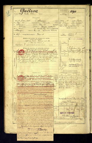 Quétron, Adrien Charles Victor