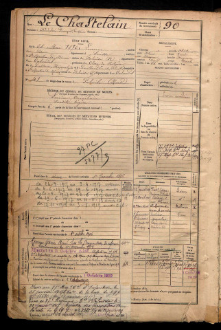 Le Chastelain, Adolphe François Gustave