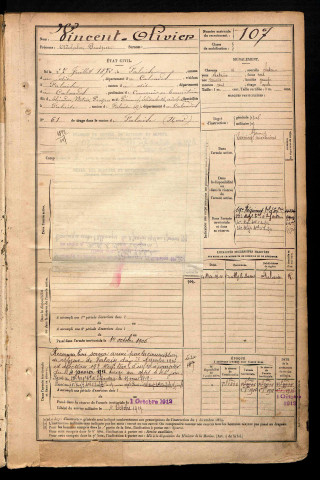 Vincent Olivier, Adolphe Prosper