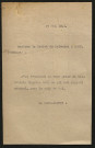 Rapports des mois de mai à décembre 1941