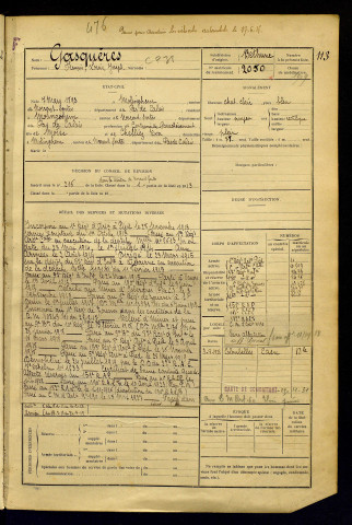 Gasquères, François Louis Joseph