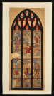 "Saint-Pierre de Caen", vitrail de l'église, par Marcel Rouillard