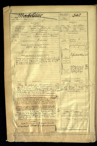 Madeleine, Emile Léon