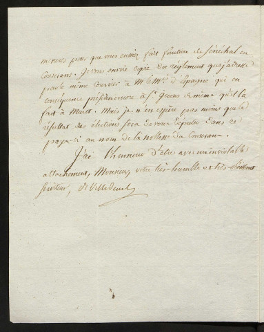 Règlement particulier pour les états de Couserans et lettre du marquis de Villedenis, ministre de l'intérieur, au comte de Chambors : procès- verbal de l'assemblée de la noblesse