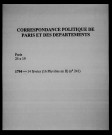 Correspondance politique de Paris et des départements