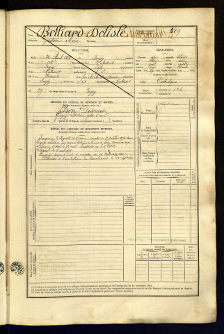 Belliard Delisle, Gustave Marie