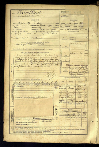 Paimblant, Emile Auguste Maurice