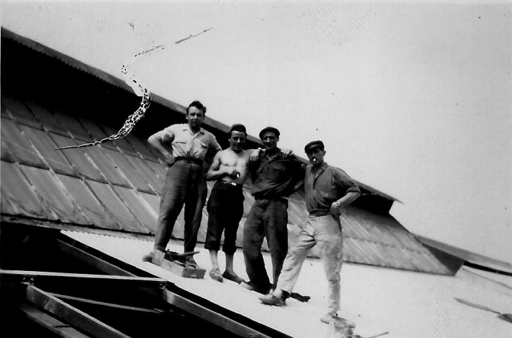 Reconstruction de la SMN (Société métallurgique de Normandie)