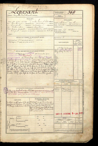 Lepesant, Auguste Paul Alexandre