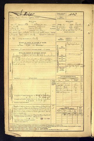 Le Moine, Osmir Lucien Cyprien