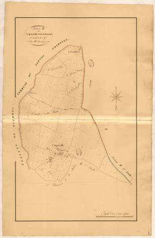 Section E2 2e subdivision de Crapouville et de la Quatrée