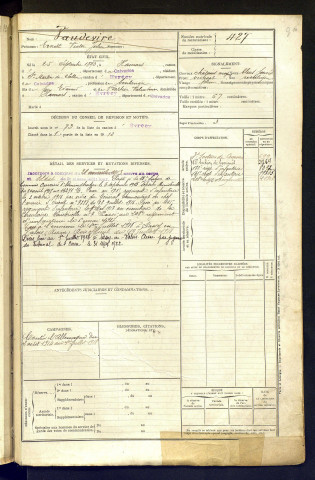 Vaudevire, Ernest Victor Julien