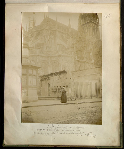 Caen : l'église Saint-Pierre, l'église Saint-Etienne-le-Vieux, le port (photos n°65 à 67)