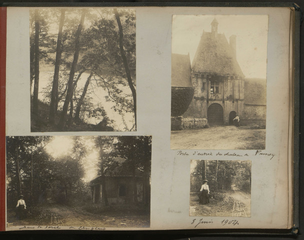 Fresney-le-Puceux (l'étang, le château), l'étang de la Bijude, forêt de Cinglais (pages 88 et 89).