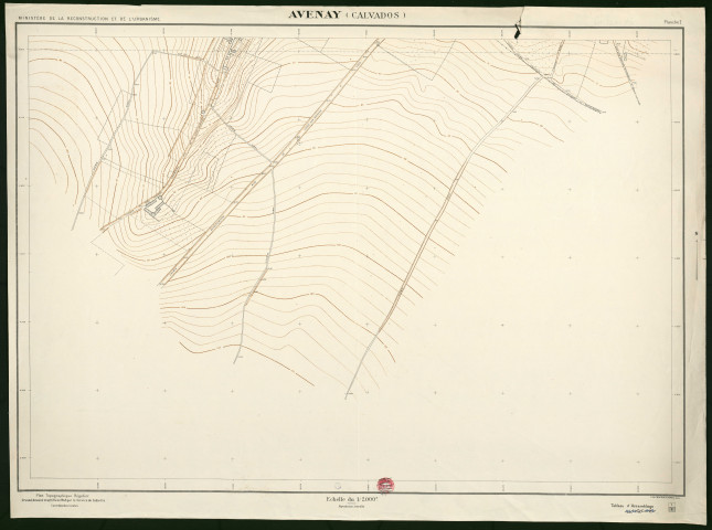 Plans topographiques de Avenay