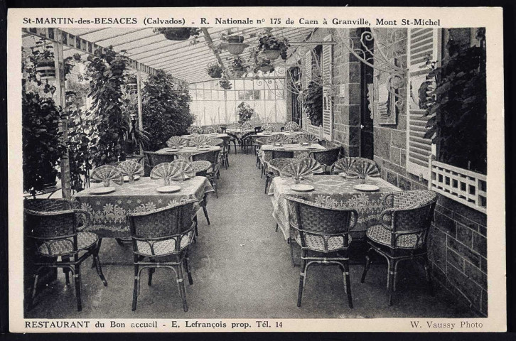 Hôtel des voyageurs (n°6) Restaurant du bon accueil (n°7) Magasin Amand Marcel (avant 1944) fabrique de meubles (tapisserie, sommiers, chaises) (n°22)