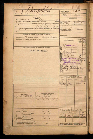 Dagobert, Marcel Amand