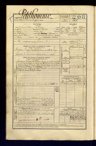 Petithomme, Marie Pierre Eugène