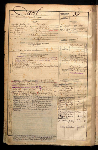 Carel, Maurice Henri Ernest