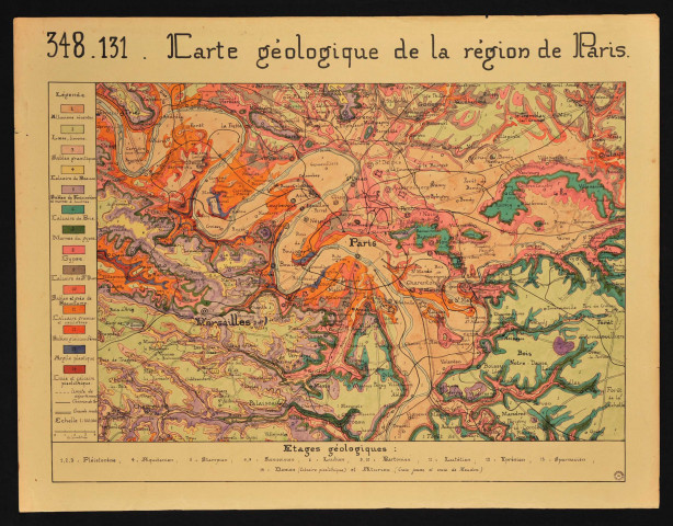 REGION PARISIENNE, géologie.