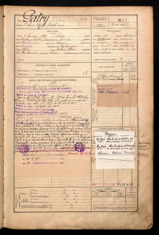 Patry, Octave Charles Joseph