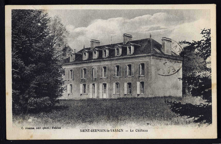 Saint-Germain-le-Vasson : château (n°1) Vue générale de la mine de fer (n°2)