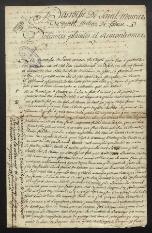 paroisse de Saint-Maurice-du-Désert