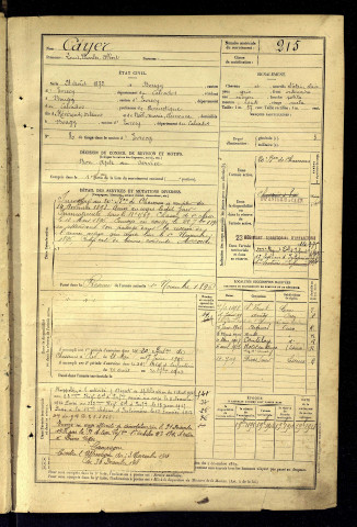 Cayer, Louise Charles Albert