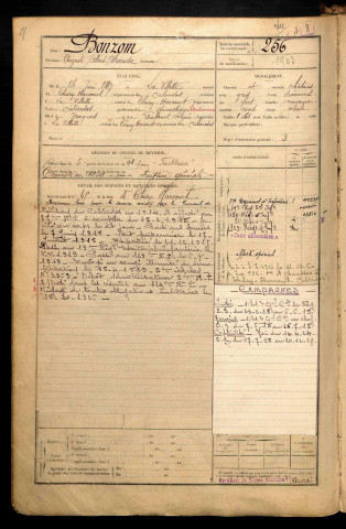 Bonzom, Auguste Albert Alexandre