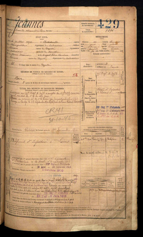 Jeannes, Emile Alexandre Pierre