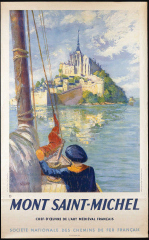 Mont-Saint-Michel . Chef d??uvre de l?art médiéval francais.SNCF.