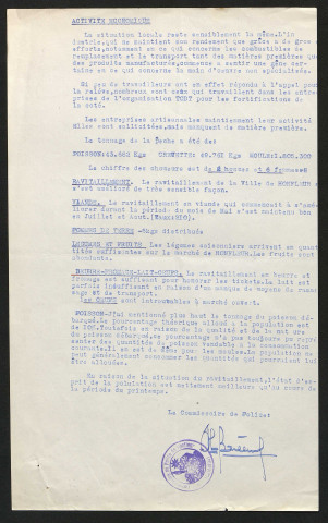 Juillet (?) et août