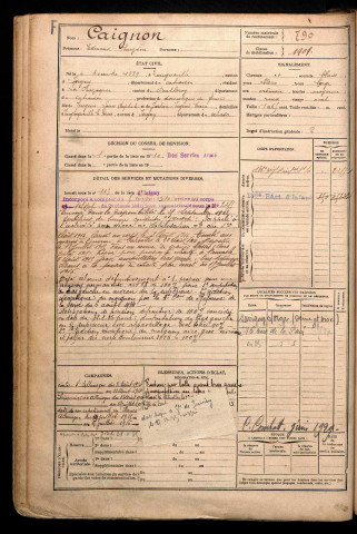 Caignon, Edmond Eugène