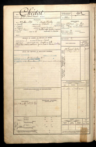 Chédat, Joseph Clément François