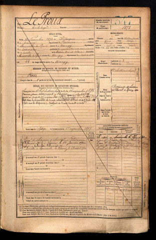 Le Proux, Emile Eugène