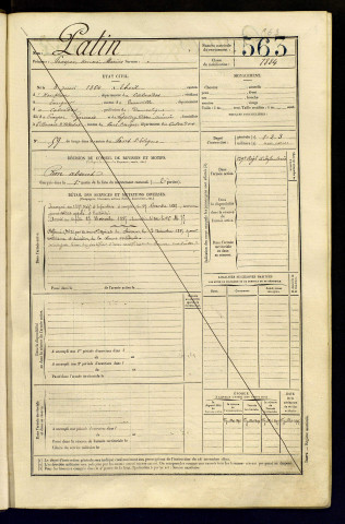 Patin, Prosper Honoré Marius