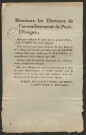 Documentation imprimée sur la vie politique et les élections dans l'arrondissement de Pont-l'Evêque