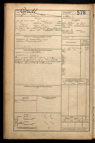 Grudé, Henri Germain François Eugène