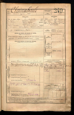 Clairembault, Edmond Eugène