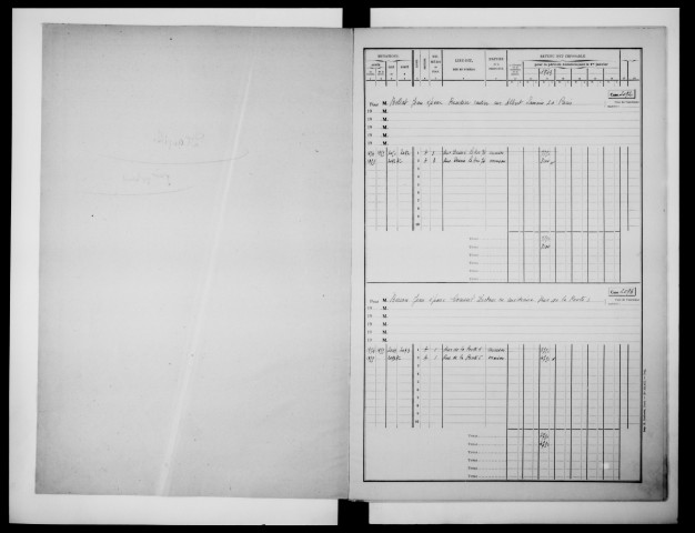 matrice cadastrale des propriétés bâties, 1911-1960, 5e vol. (cases 2092-2322)