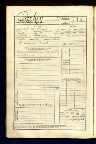 Perchey, Clément Eugène Arsène