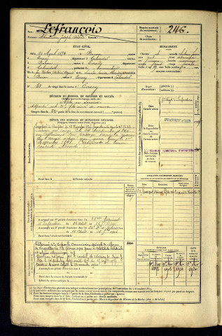 Lefrançois, Alexandre Joseph Désiré