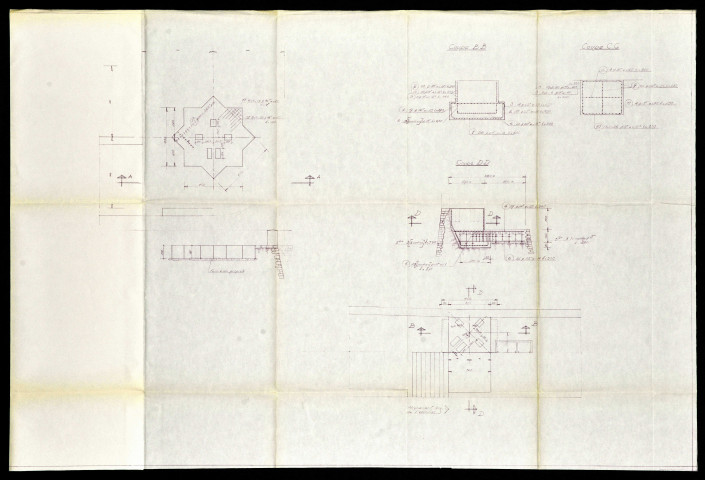 Construction de deux supports de feux