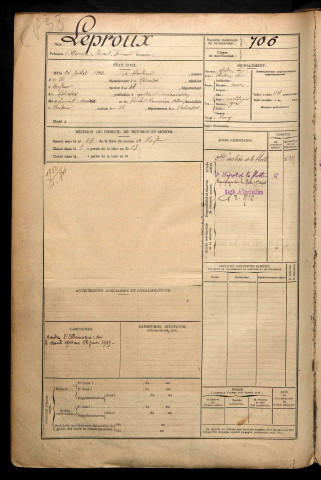 Leproux, Maurice Ernest Fernand