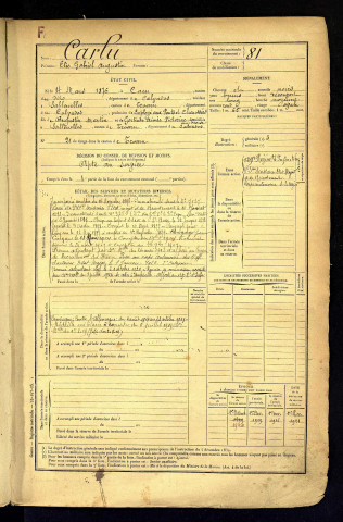 Carlu, Elie Gabriel Augustin