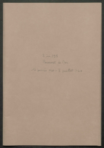 12 janvier-3 juillet 1740