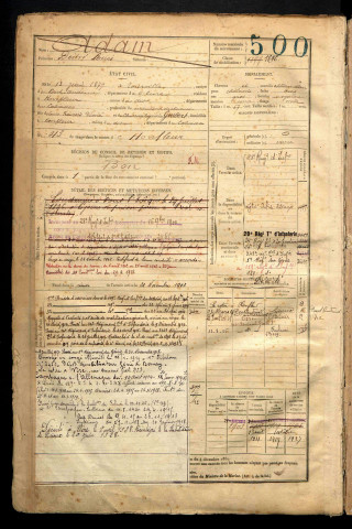 Adam, Désiré Louis