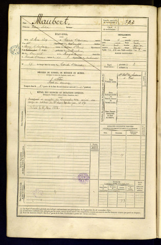 Maubert, Désiré Félix