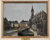 Caen église Saint-Pierre, par Marcel Leprin